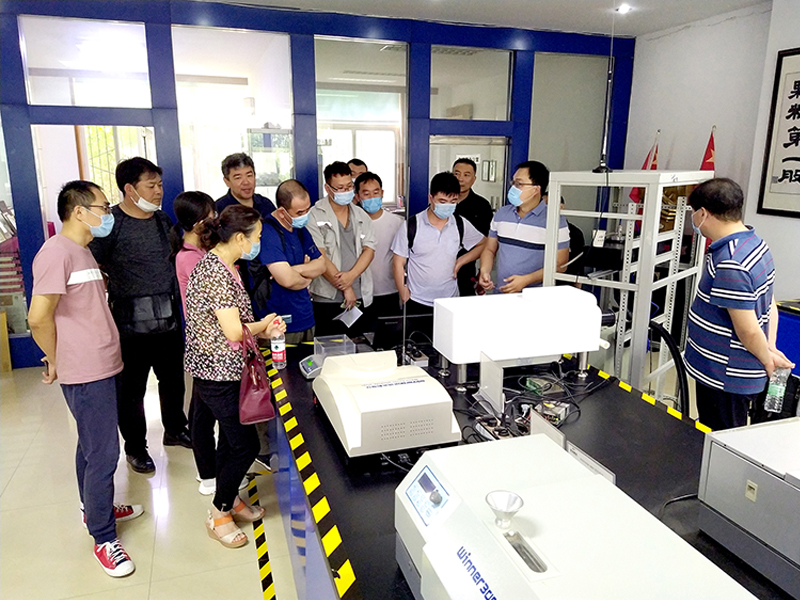 Warmly welcome Shanshui Cement Group  to Visit Winner for online particle size analyzer project