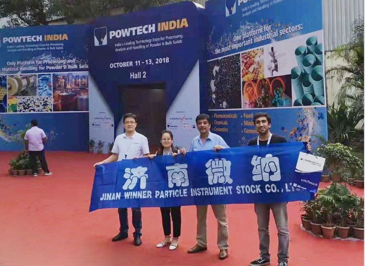 Jinan Winner Particles participated in the 2018 India International Powder Industry and Bulk Technology Exhibition